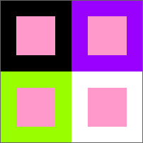 Examples of color contrast