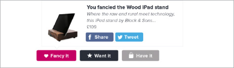 Provide the ability to share a product with friends to increase conversions