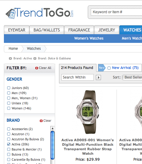 Expanding to Watches: (Dolce & Gabbana or Activa) on Trend To Go